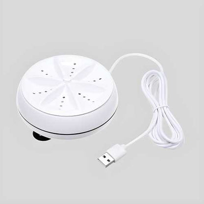 Mini Washing Machine Portable Rotating Ultrasonic Turbine Washer